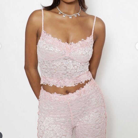 Lace Boys Lie x yung reaper pink set - Picture 2 of 8